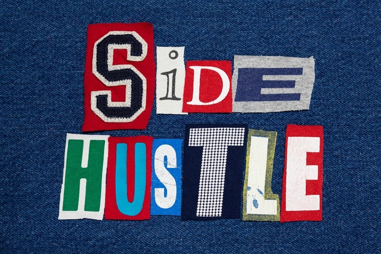 side hustle graphic 
