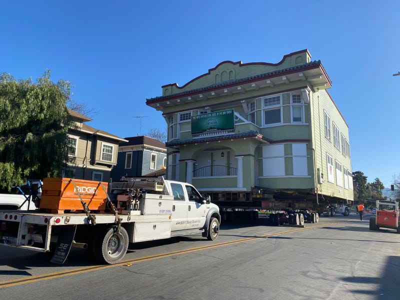 A historic San Jose building was saved from demolition by being moved a few blocks down.
