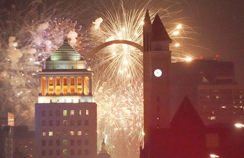 fireworks in St. Louis