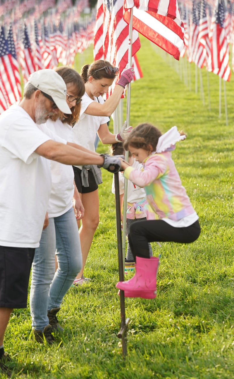 Flags of Valor on Art Hill