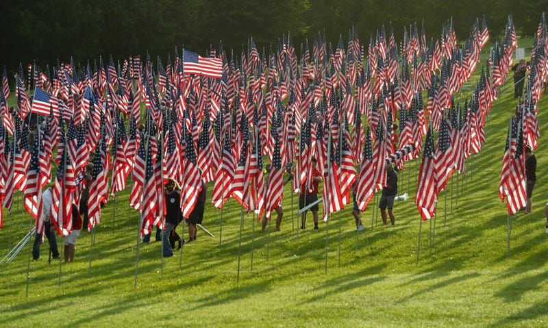 Flags of Valor on Art Hill