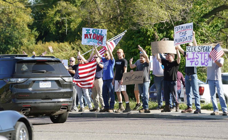 Boeing workers protest