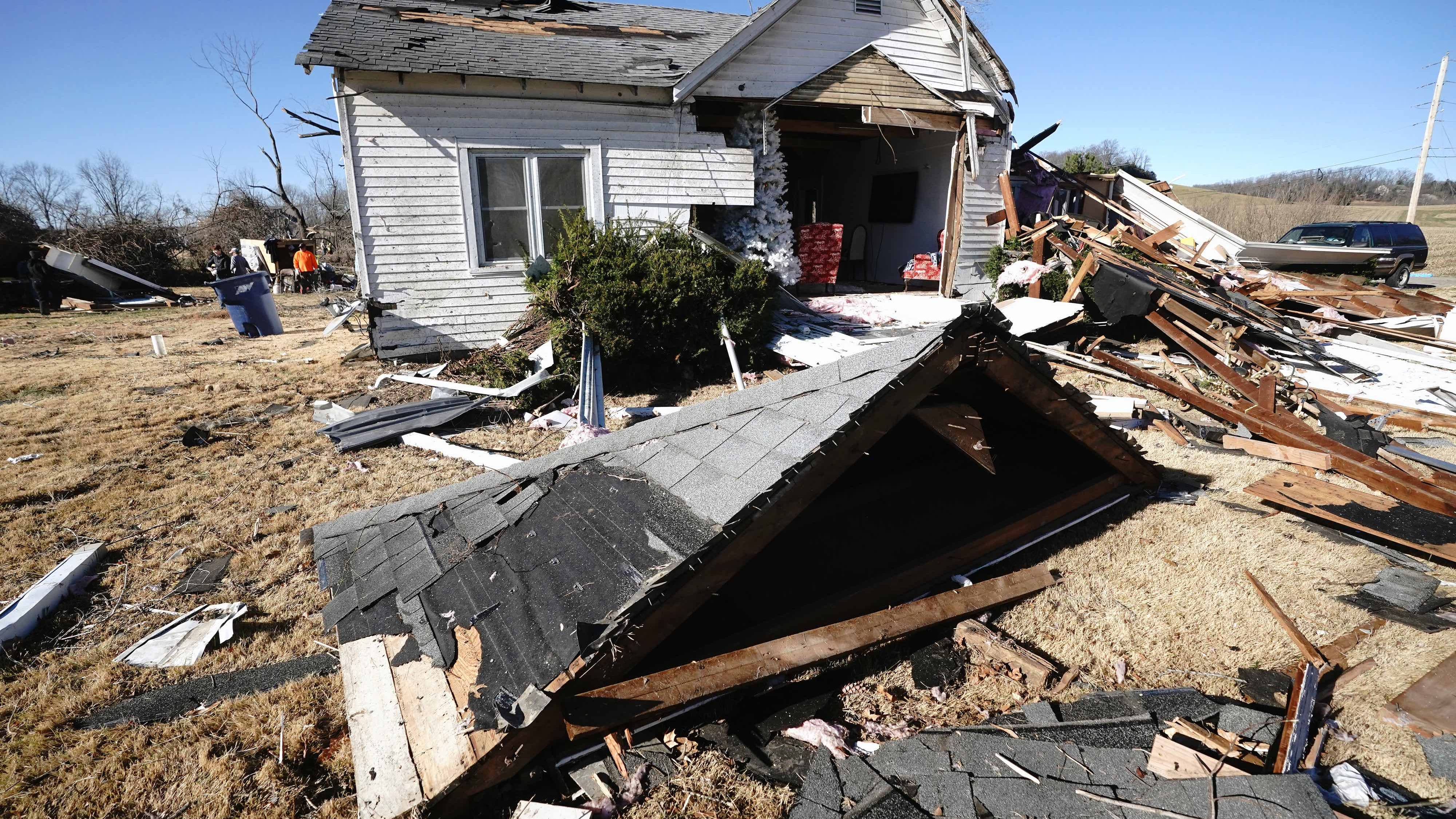 PHOTOS: Tornado debris found almost 5 miles from shredded St. Charles County home