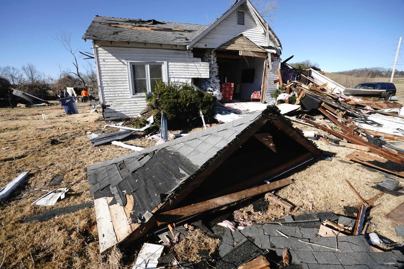 Tornado damage on Dec. 10 in Defiance
