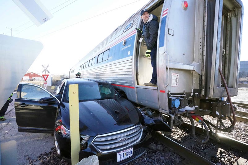 Train crash in St. Louis