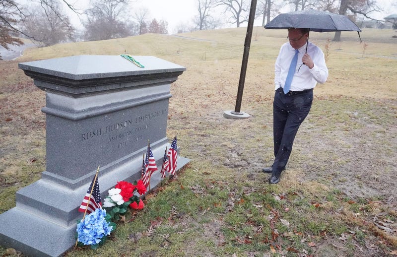 Rush Limbaugh grave in St. Louis