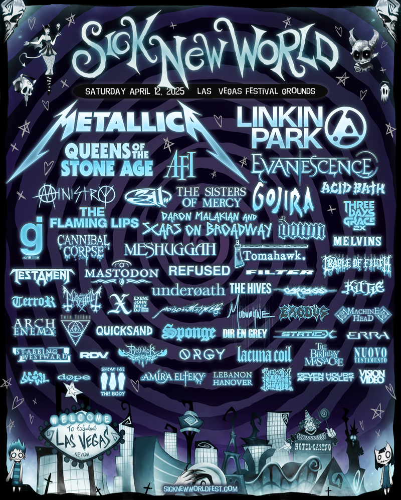 Sick New World lineup