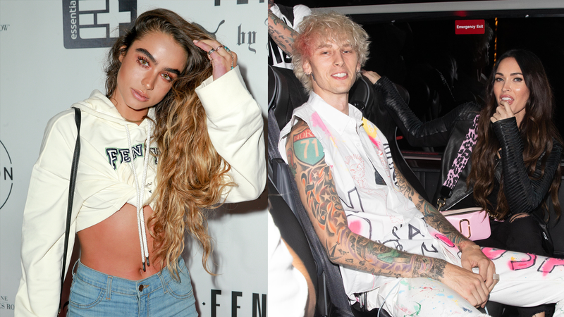Sommer Ray, Machine Gun Kelly and Megan Fox