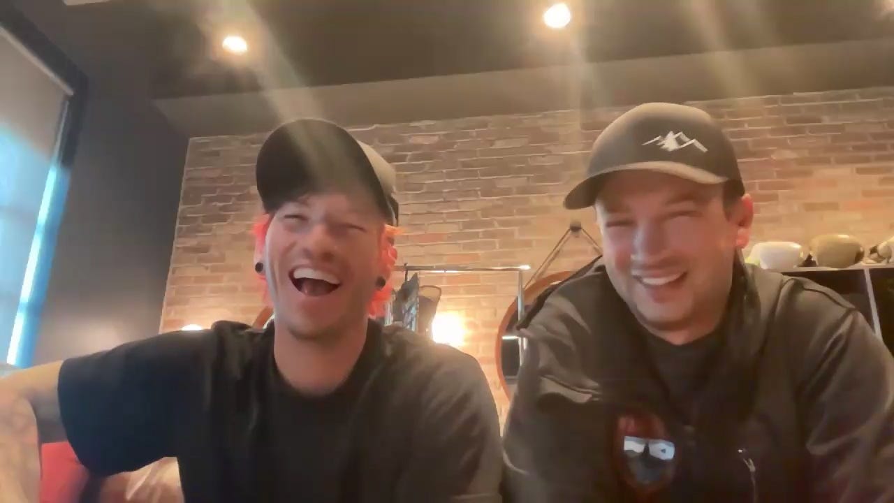 Twenty One Pilots join Klein.Ally.Show. to announce the next KROQ Private Show