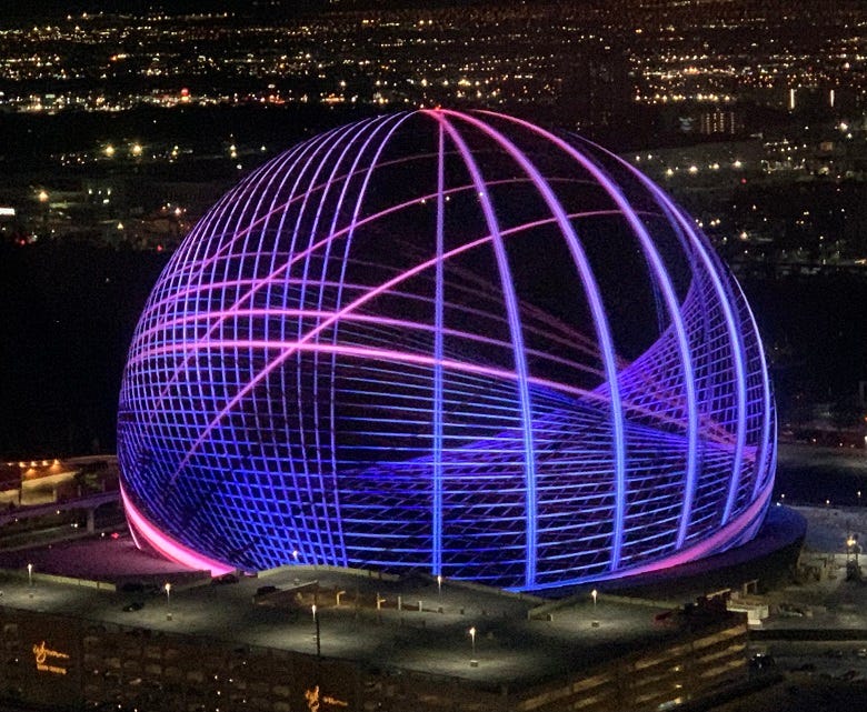 The Sphere in Vegas