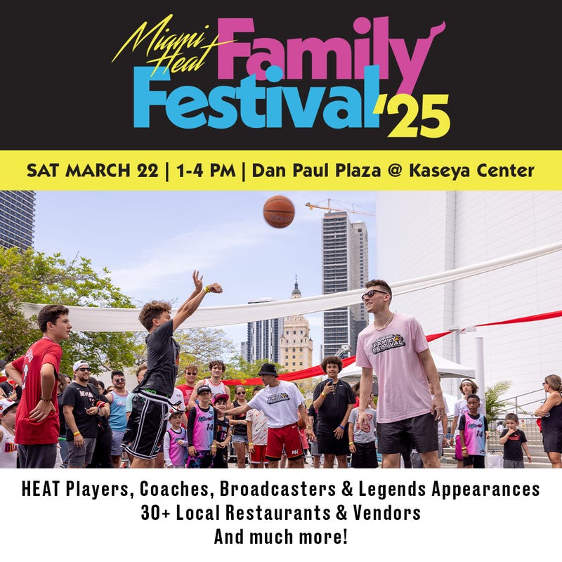 Miami Heat Family Fest 2025 Flyer
