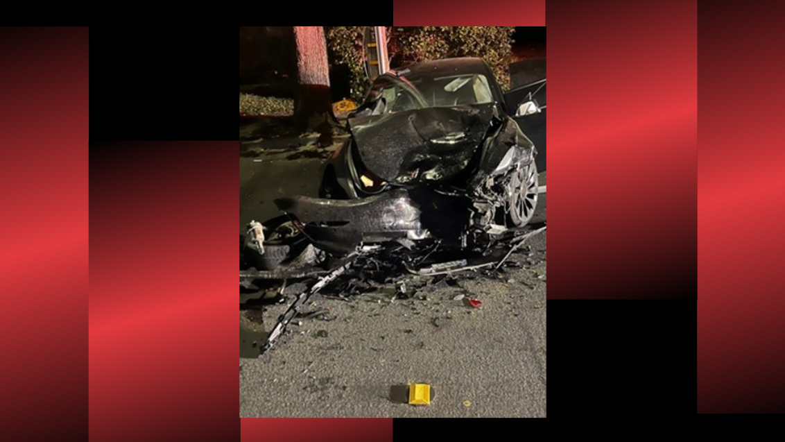 13-year-old girl crashes parents’ Tesla in Santa Rosa, police say