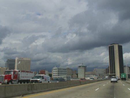 Stormy sky in Richmond.
