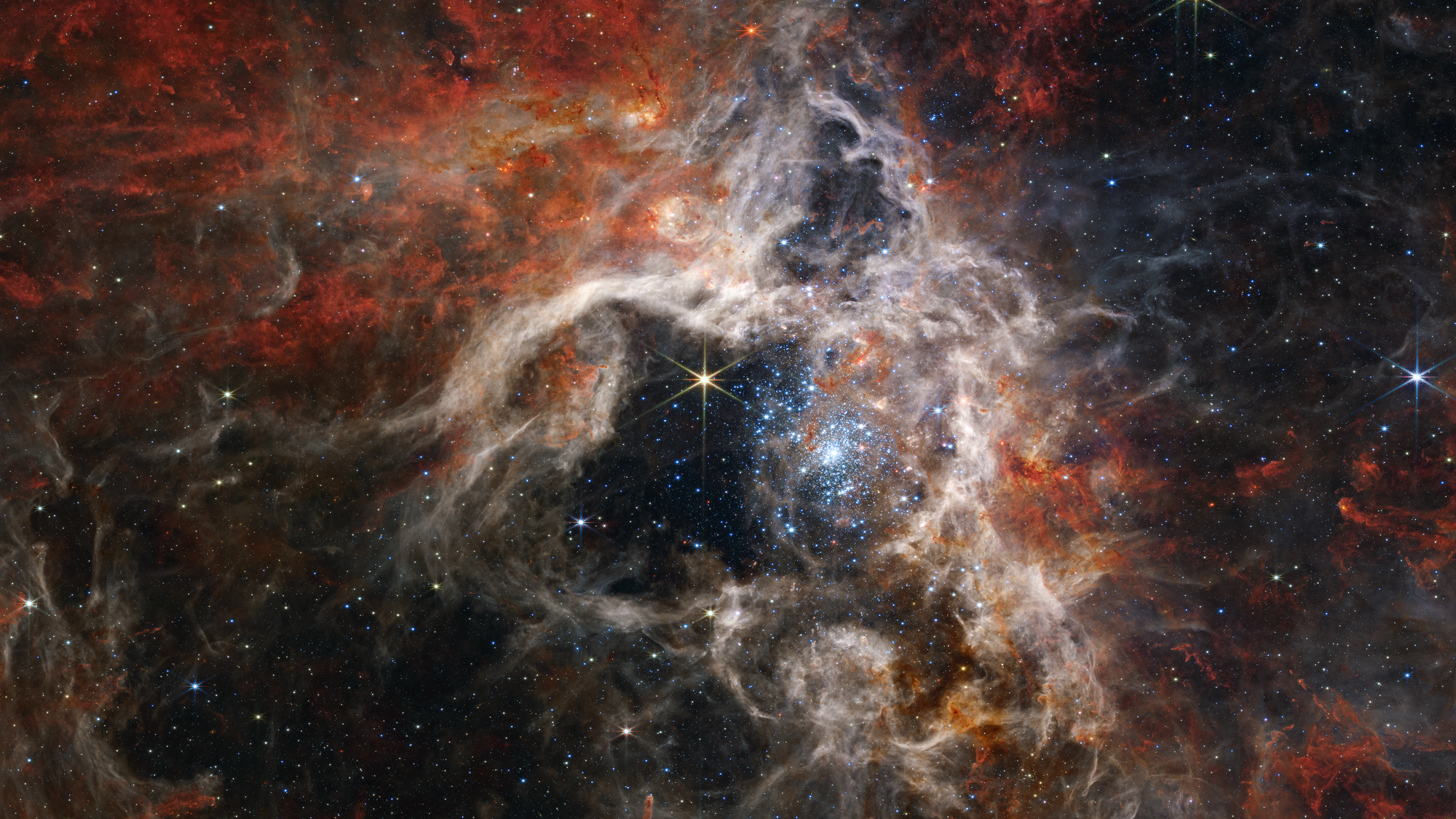 Giant 'space tarantula' captured by Webb telescope