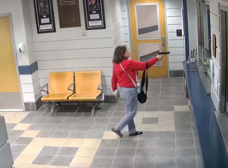 police lobby shoot