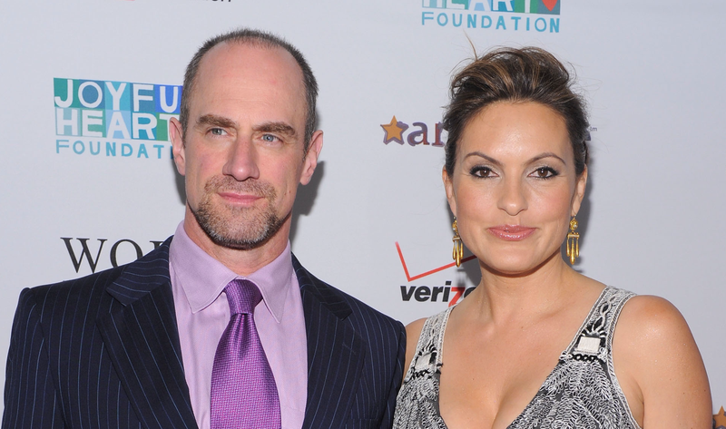 Christopher Melon and Mariska Hargitay