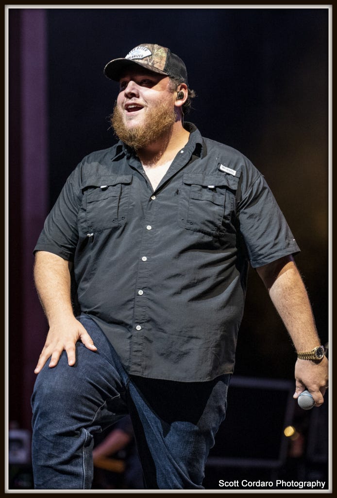 Luke Combs performs at CMAC on August 5th, 2021