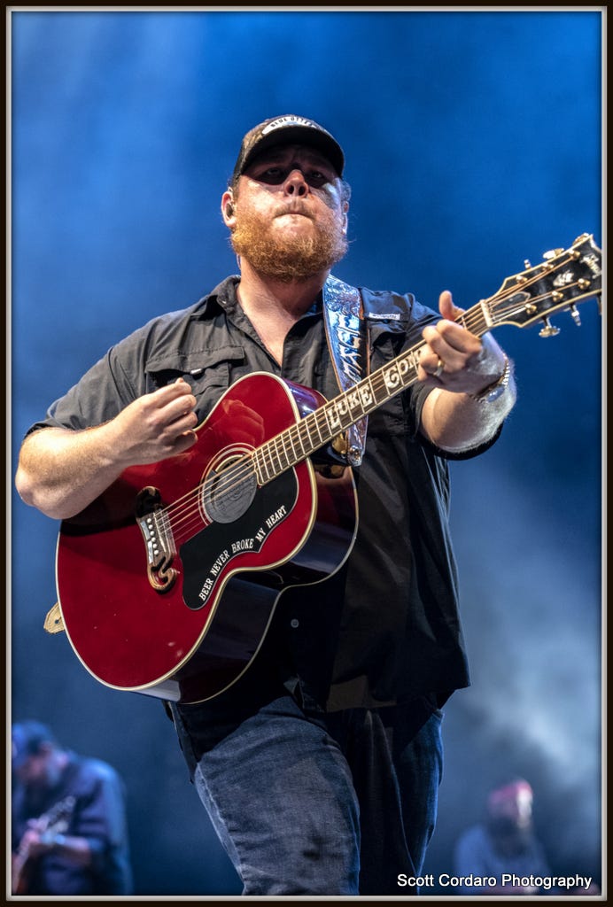 Luke Combs performs at CMAC on August 5th, 2021