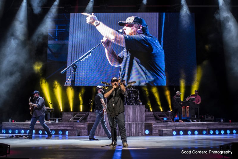 Luke Combs performs at CMAC on August 5th, 2021
