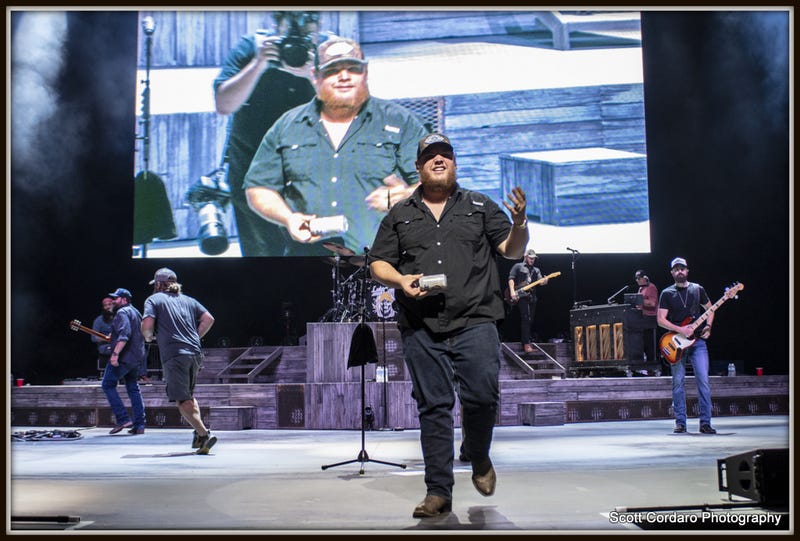 Luke Combs performs at CMAC on August 5th, 2021
