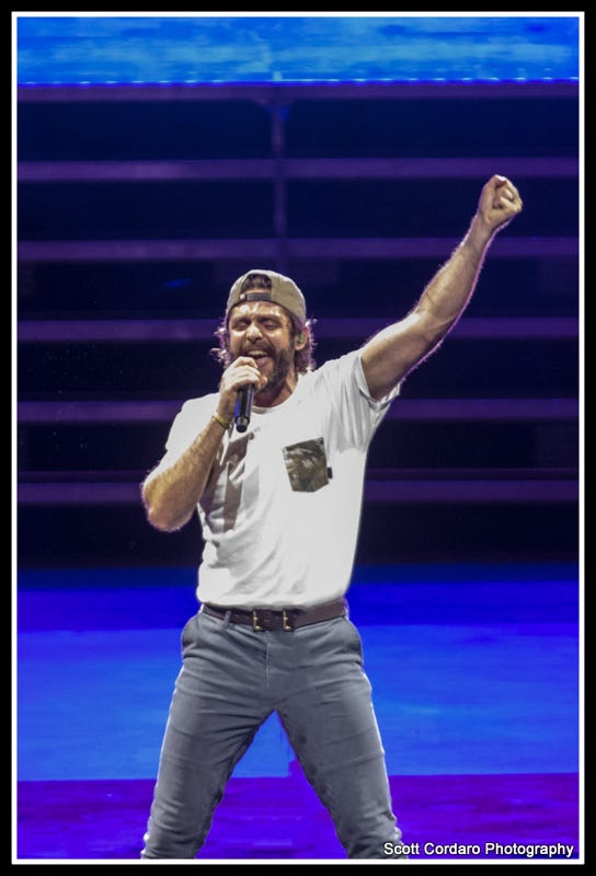 Thomas Rhett performs at CMAC on 8/22/21