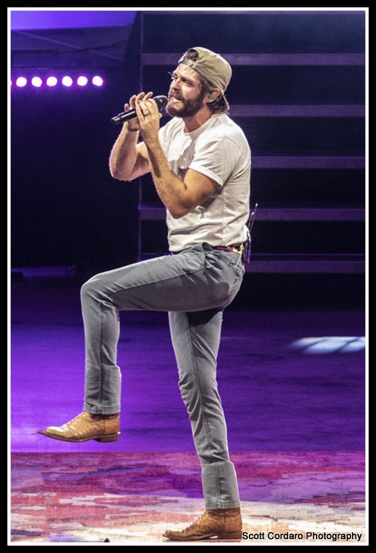 Thomas Rhett performs at CMAC on 8/22/21