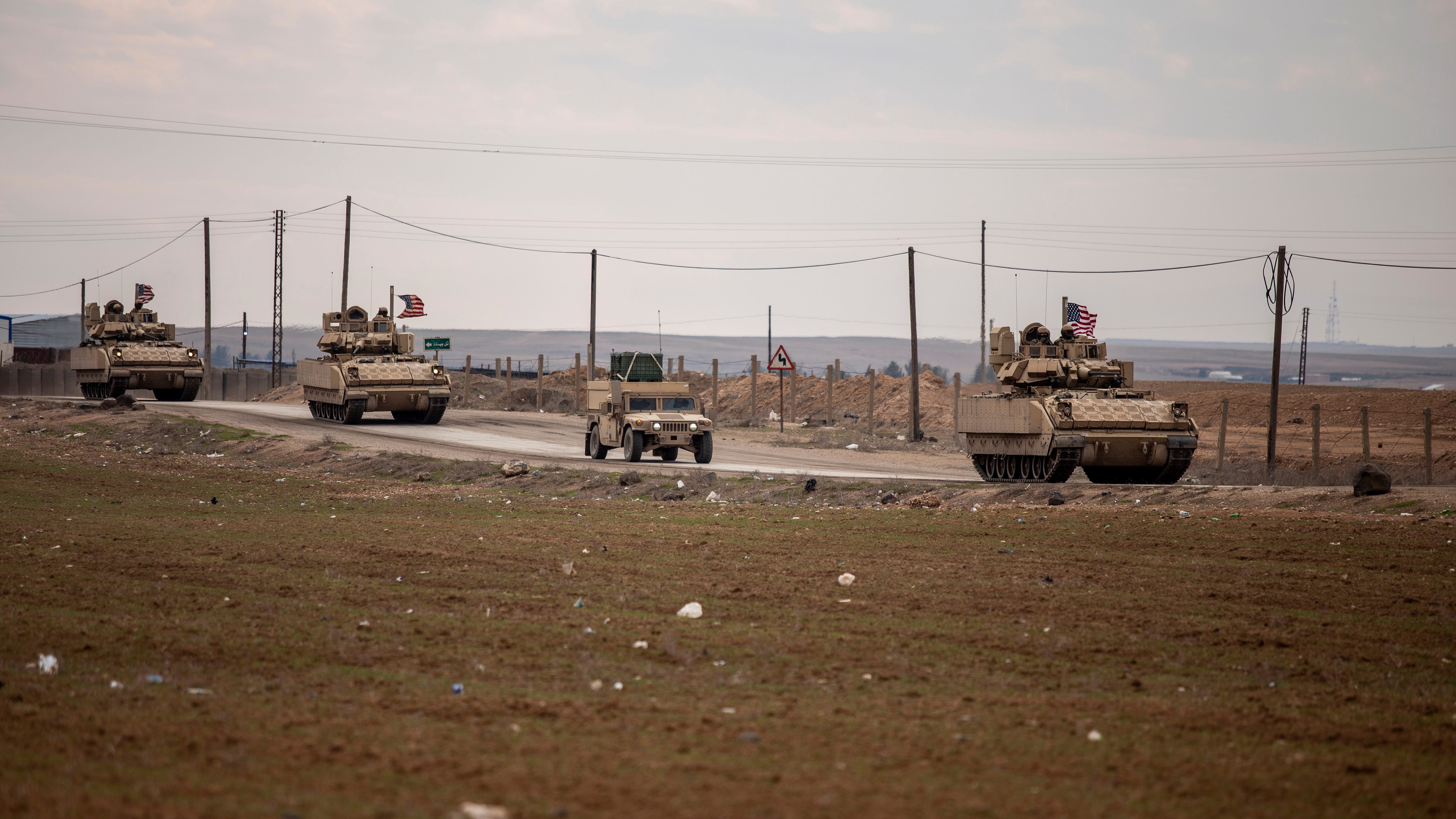 US military says helicopter accident in northeastern Syria left 22 American troops injured