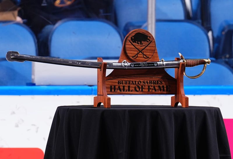 Rob Ray's Sabres Hall of Fame sabre