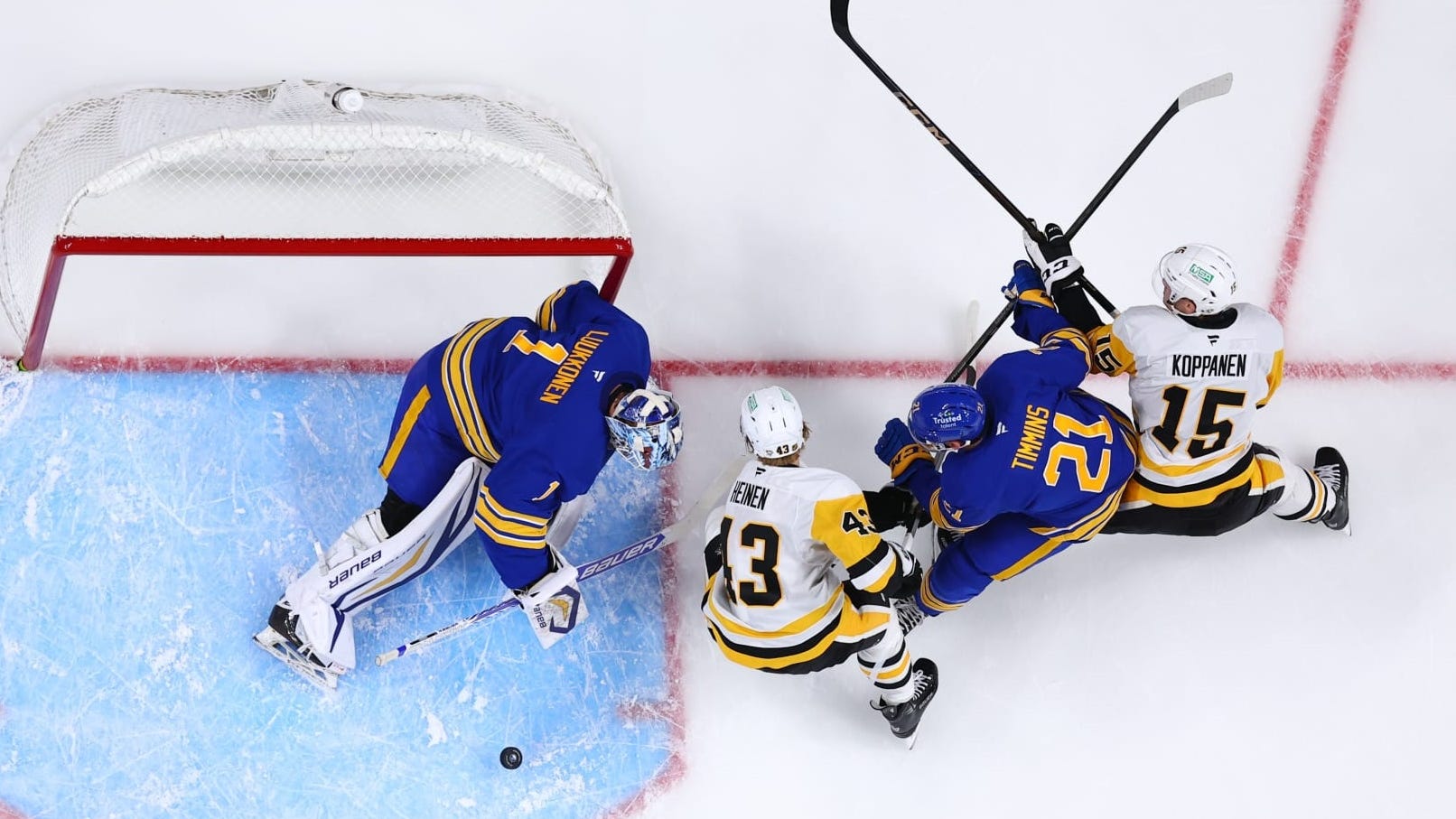 Sabres battered in loss to Penguins