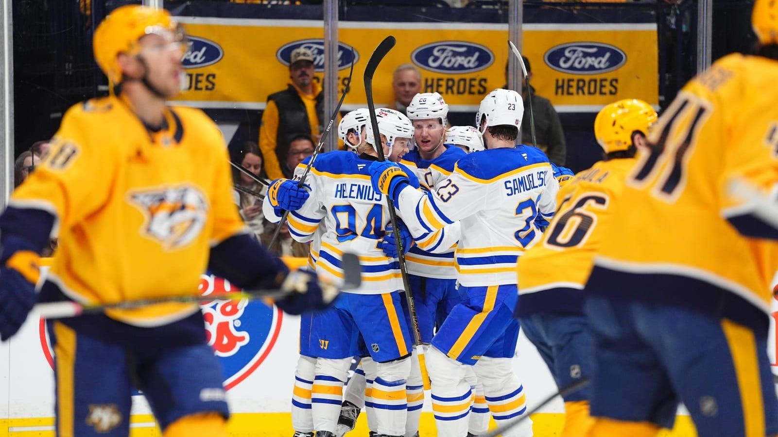 Sabres right the ship with win in Nashville