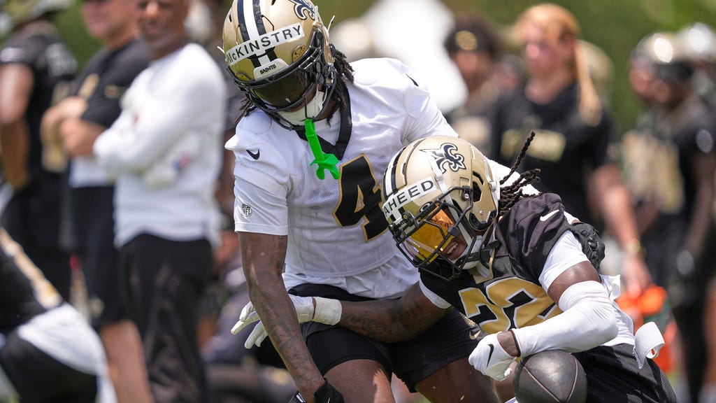 Saints minicamp Day 2 takeaways: Young DB flashes in red zone drills