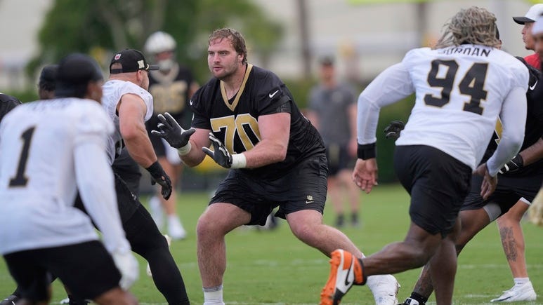 Shanle: Trevor Penning finally playing LG for Saints 'the best thing for … his career'