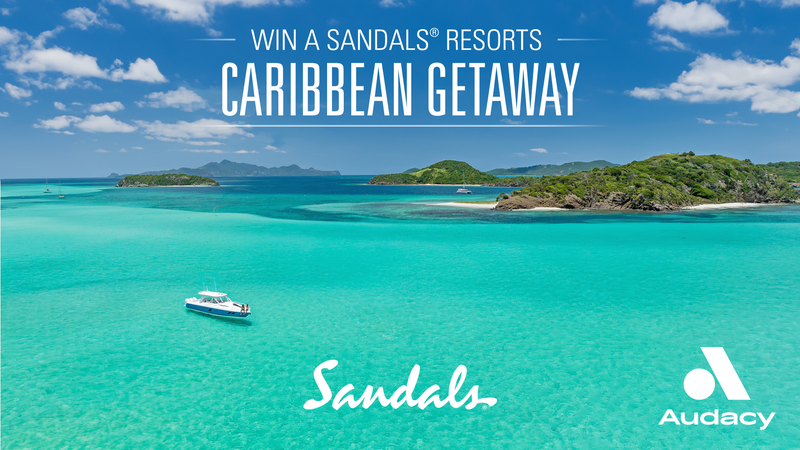 Your chance to win a Sandals Resorts Caribbean Getaway