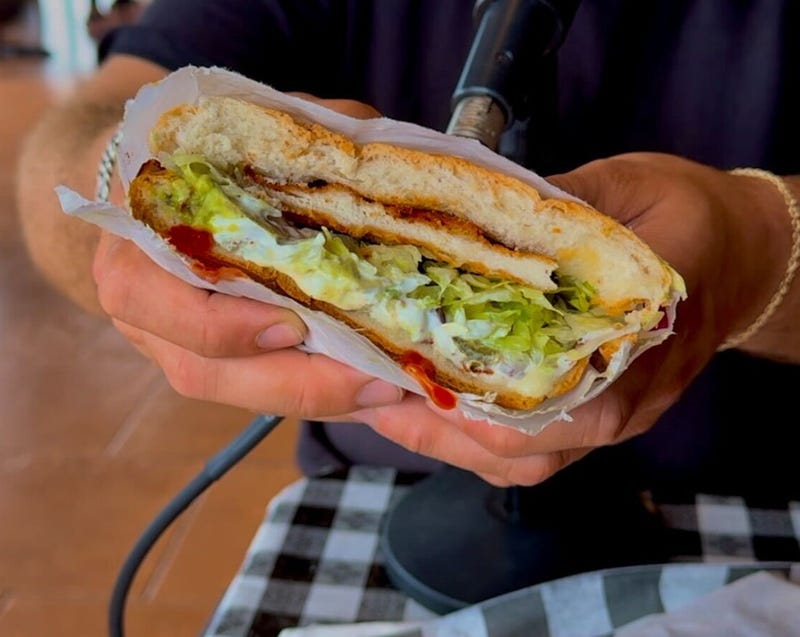 Torta at El Parian in Southwest Detroit