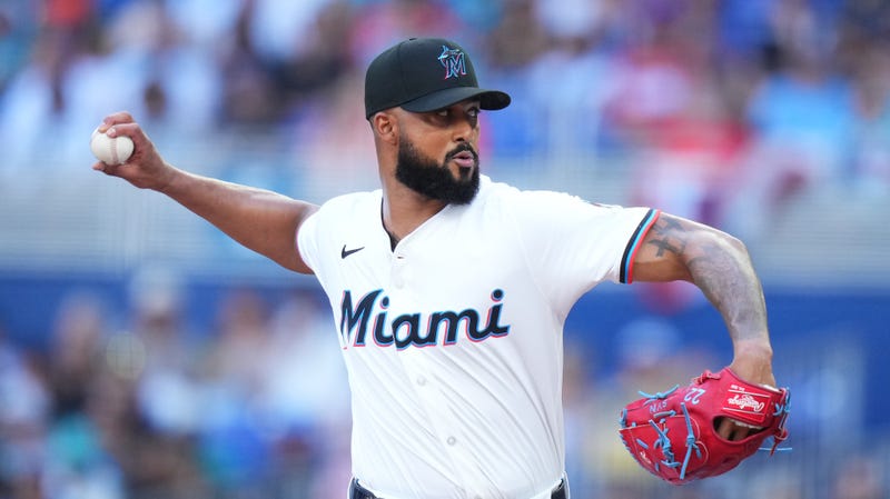 Marlins right-hander Sandy Alcantara