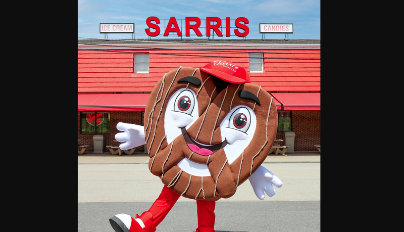 Sarris Candies Mascot 