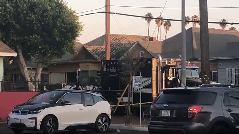 LAPD fireworks explosion
