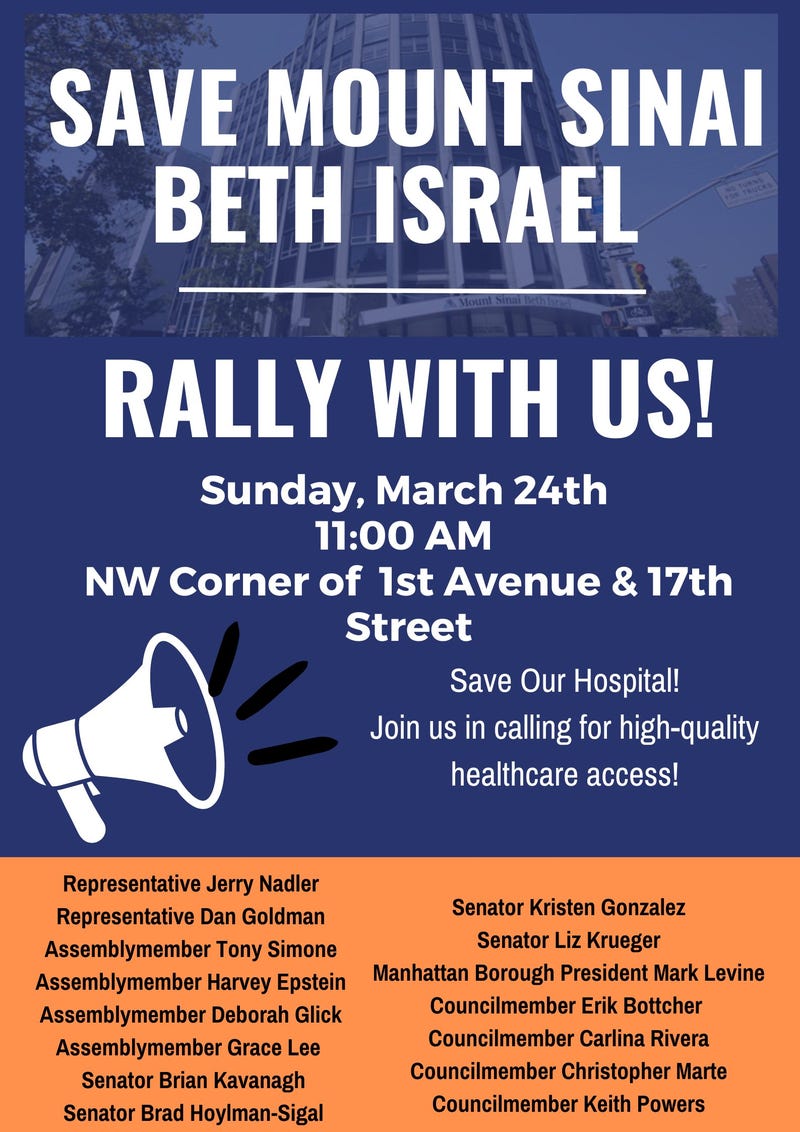 A flyer that circulated on social media with information on the rally.