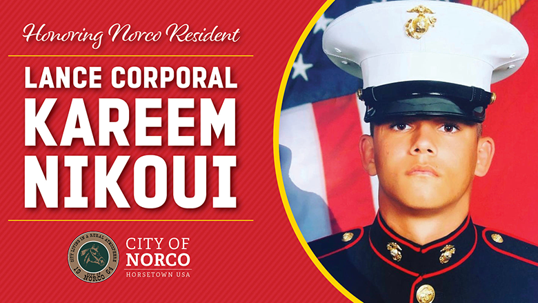 Marine Lance Cpl. Kareem Grant Nikoui