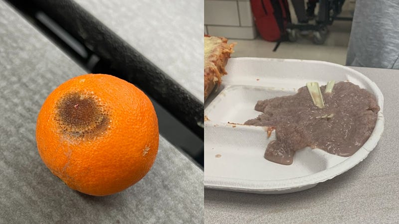 Photos sent to State Senator Iwen Chu depicting the food quality in NYC Public Schools.