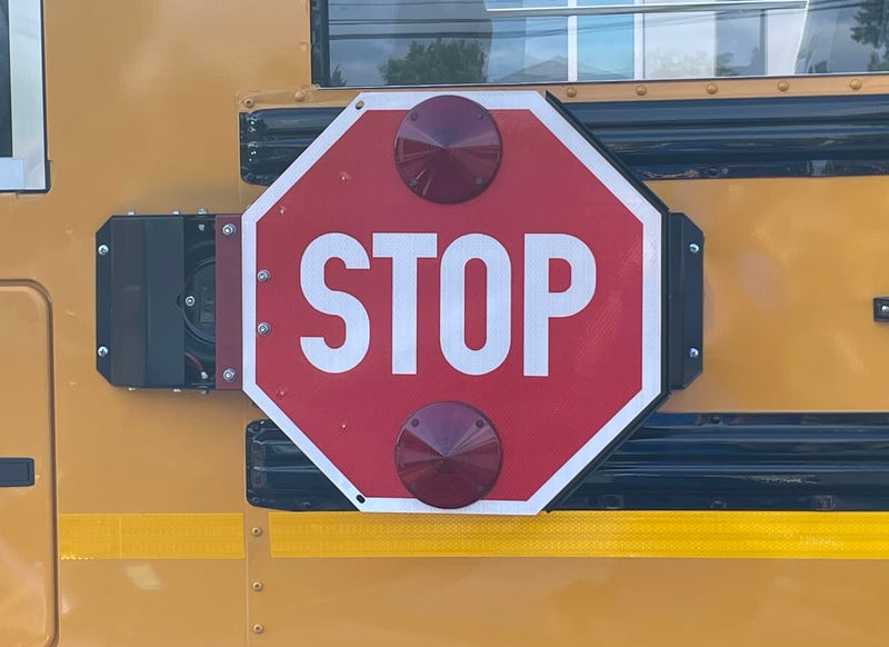 School bus stop sign
