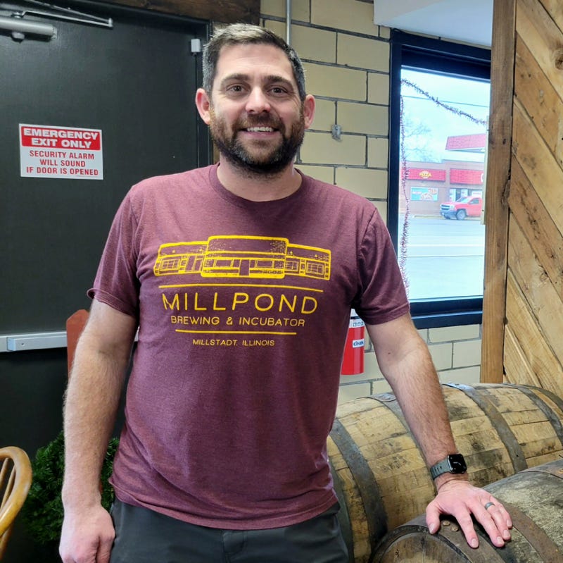 Bryan Schubert, owner of Millpond Brewing and Incubator