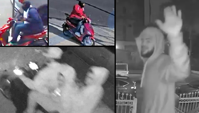 Police are searching for multiple suspects in another three robbery patterns involving crooks on mopeds or scooters