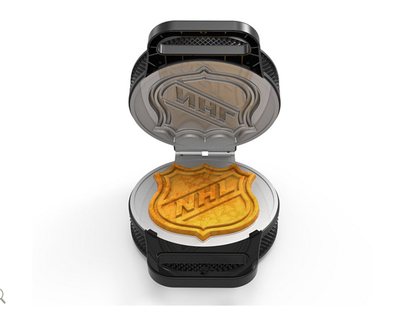 NHL logo waffle maker. 