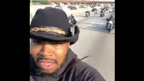 Activist On Horseback, 'Dreadhead Cowboy,' Holds Up Rush-Hour Traffic