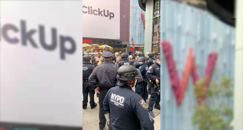 Times Square protest