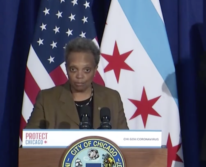 Mayor Lori Lightfoot, Chicago Department of Public Health Commissioner Dr. Allison Arwady, and Business Affairs and Consumer Protection Commissioner Rosa Escareno provided an update Thursday on the ongoing COVID-19 pandemic.