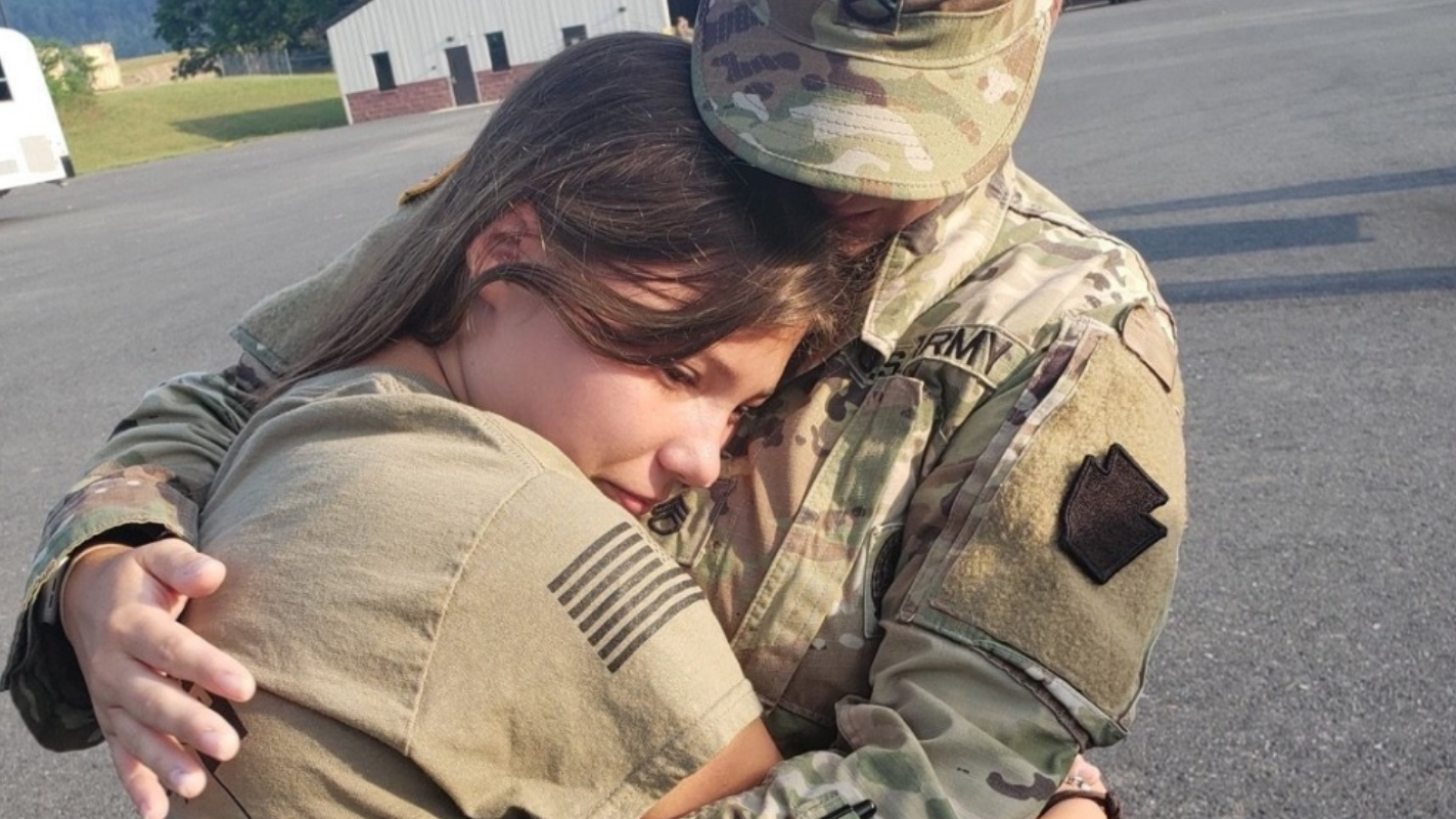 Single mother deploys as family suffers COVID-19 at home