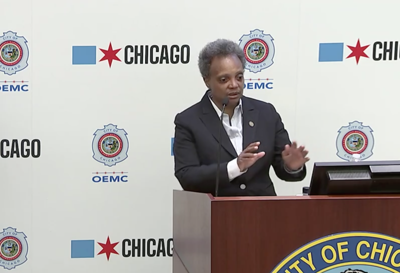 Mayor Lightfoot said Chicago Public School teachers will be able to have access to any available coronavirus vaccines, but not before other essential workers.