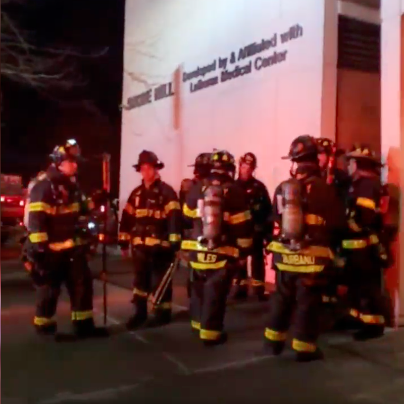 Fire at Brooklyn senior housing complex